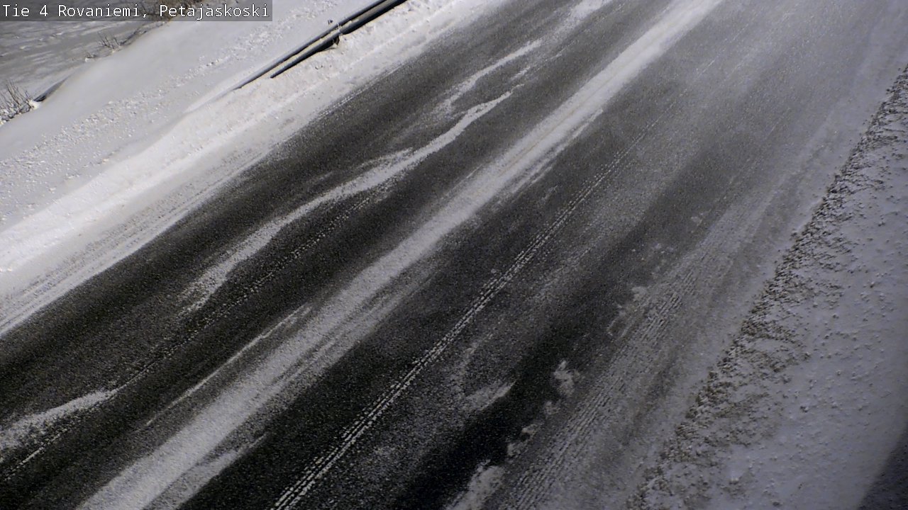 Weather Camera Image Väg 4 Rovaniemi, Petäjäskoski, Rovaniemi, Lappi