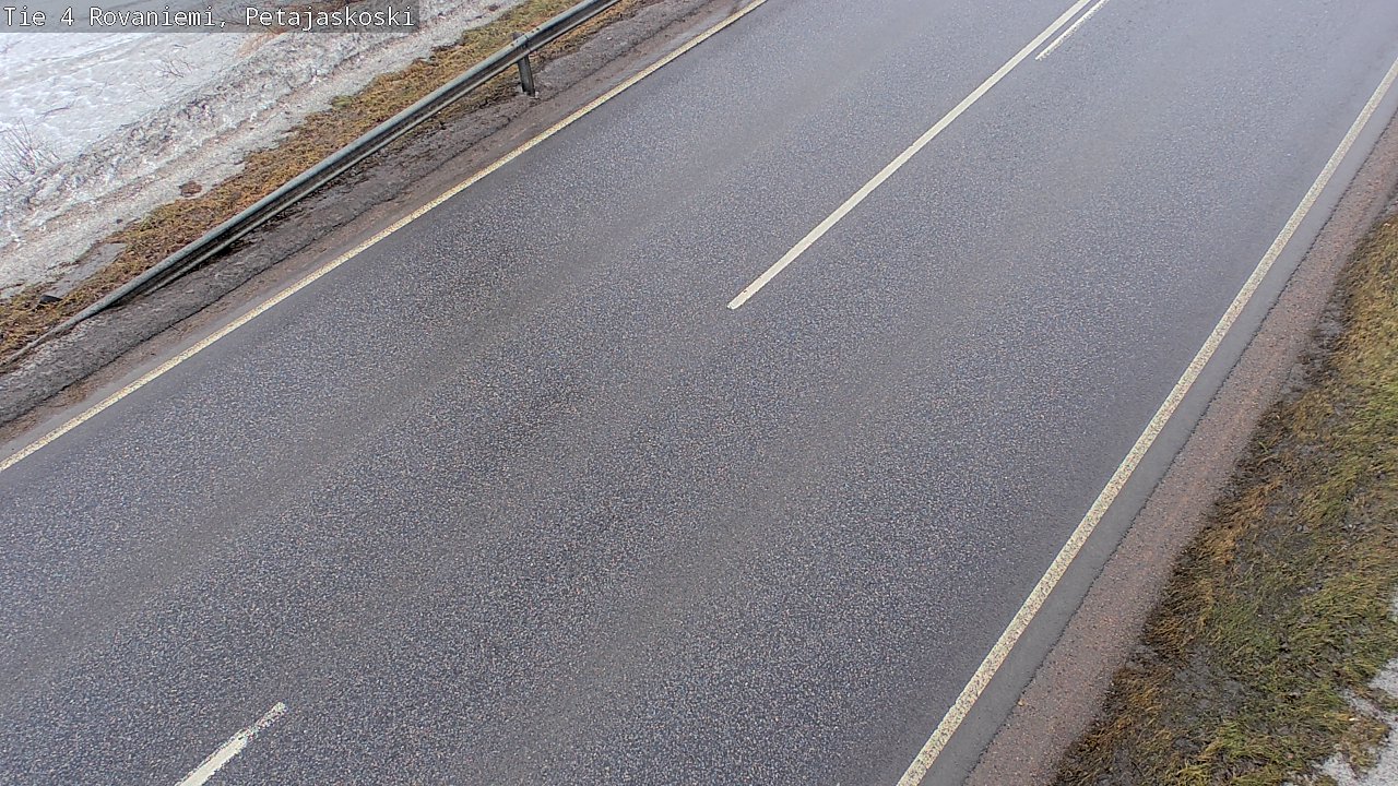 Weather Camera Image Road 4 Rovaniemi, Petäjäskoski, Rovaniemi, Lappi