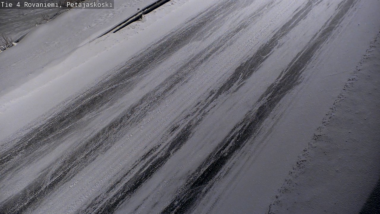 Weather Camera Image Väg 4 Rovaniemi, Petäjäskoski, Rovaniemi, Lappi
