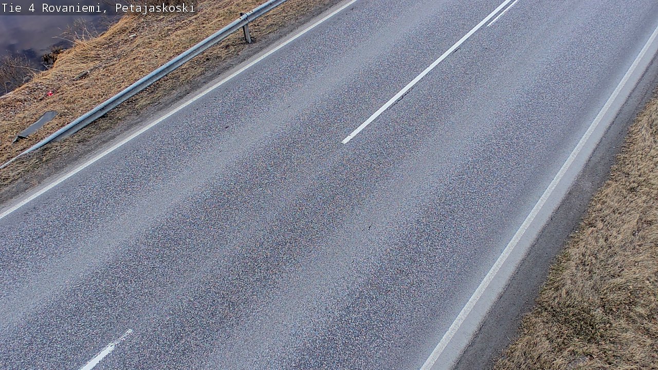Weather Camera Image Väg 4 Rovaniemi, Petäjäskoski, Rovaniemi, Lappi