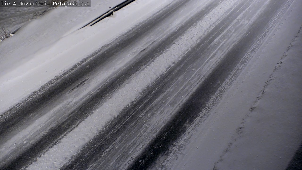 Weather Camera Image Väg 4 Rovaniemi, Petäjäskoski, Rovaniemi, Lappi