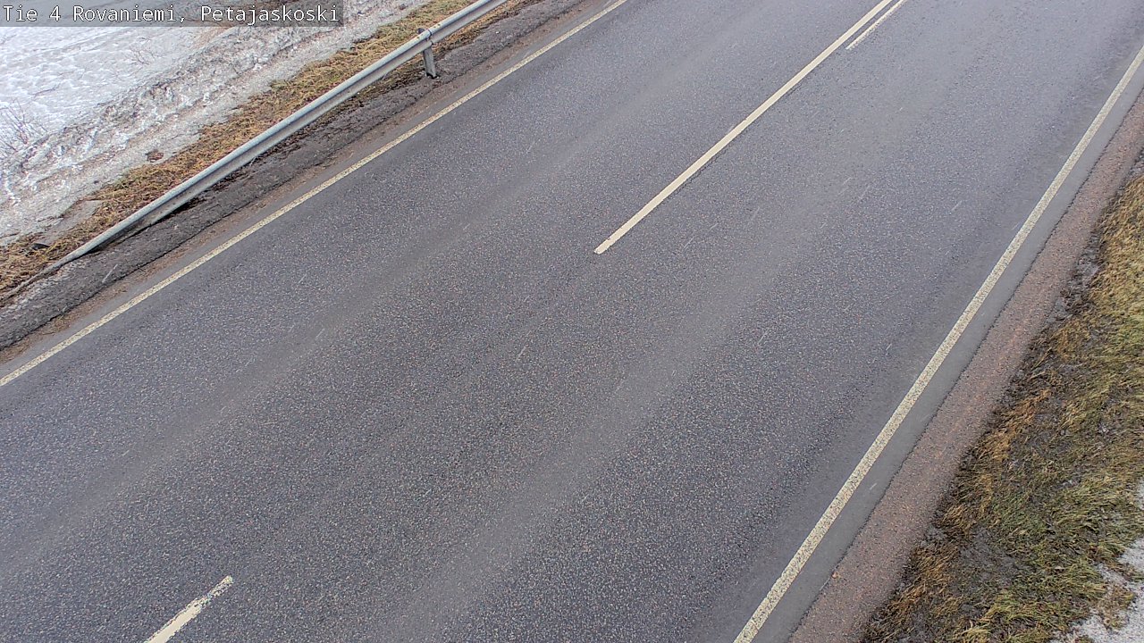 Weather Camera Image Väg 4 Rovaniemi, Petäjäskoski, Rovaniemi, Lappi