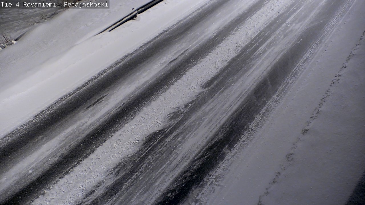 Weather Camera Image Väg 4 Rovaniemi, Petäjäskoski, Rovaniemi, Lappi