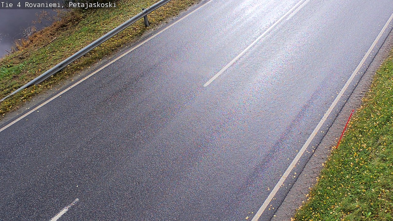 Weather Camera Image Väg 4 Rovaniemi, Petäjäskoski, Rovaniemi, Lappi