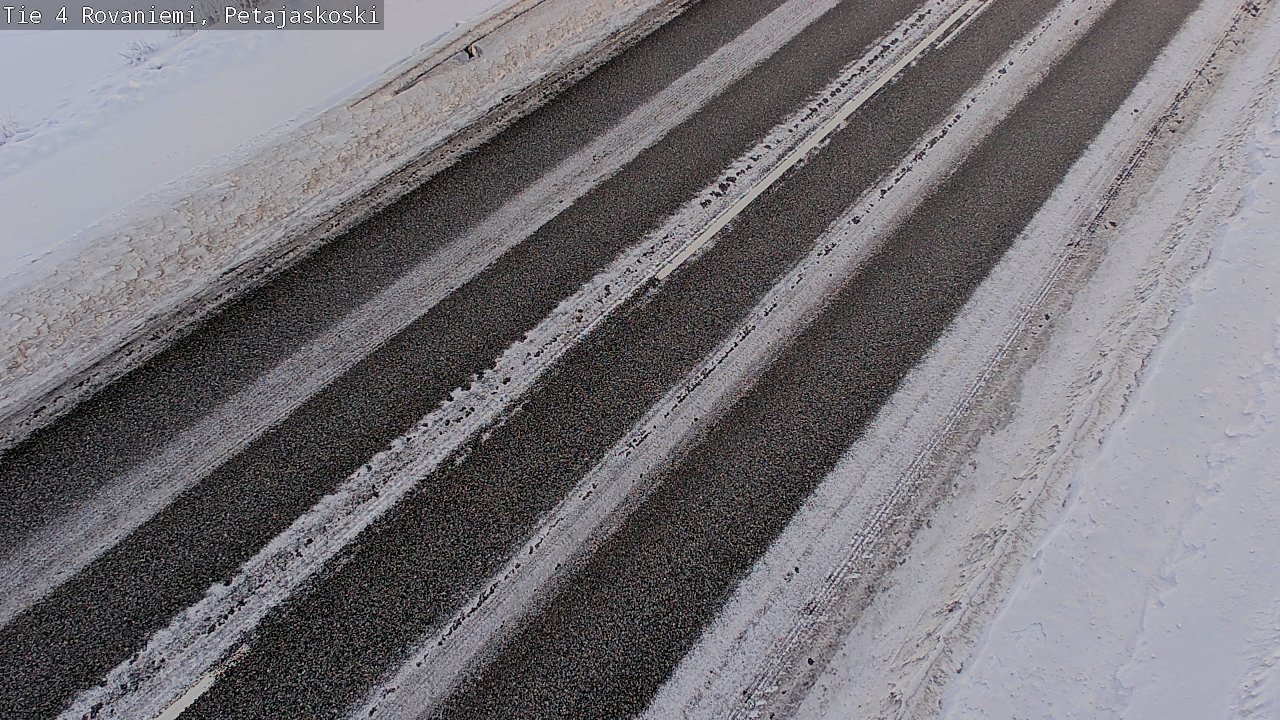 Weather Camera Image Road 4 Rovaniemi, Petäjäskoski, Rovaniemi, Lappi