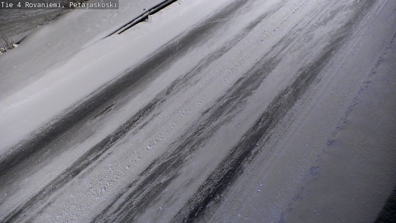 Weather Camera Image Väg 4 Rovaniemi, Petäjäskoski, Rovaniemi, Lappi