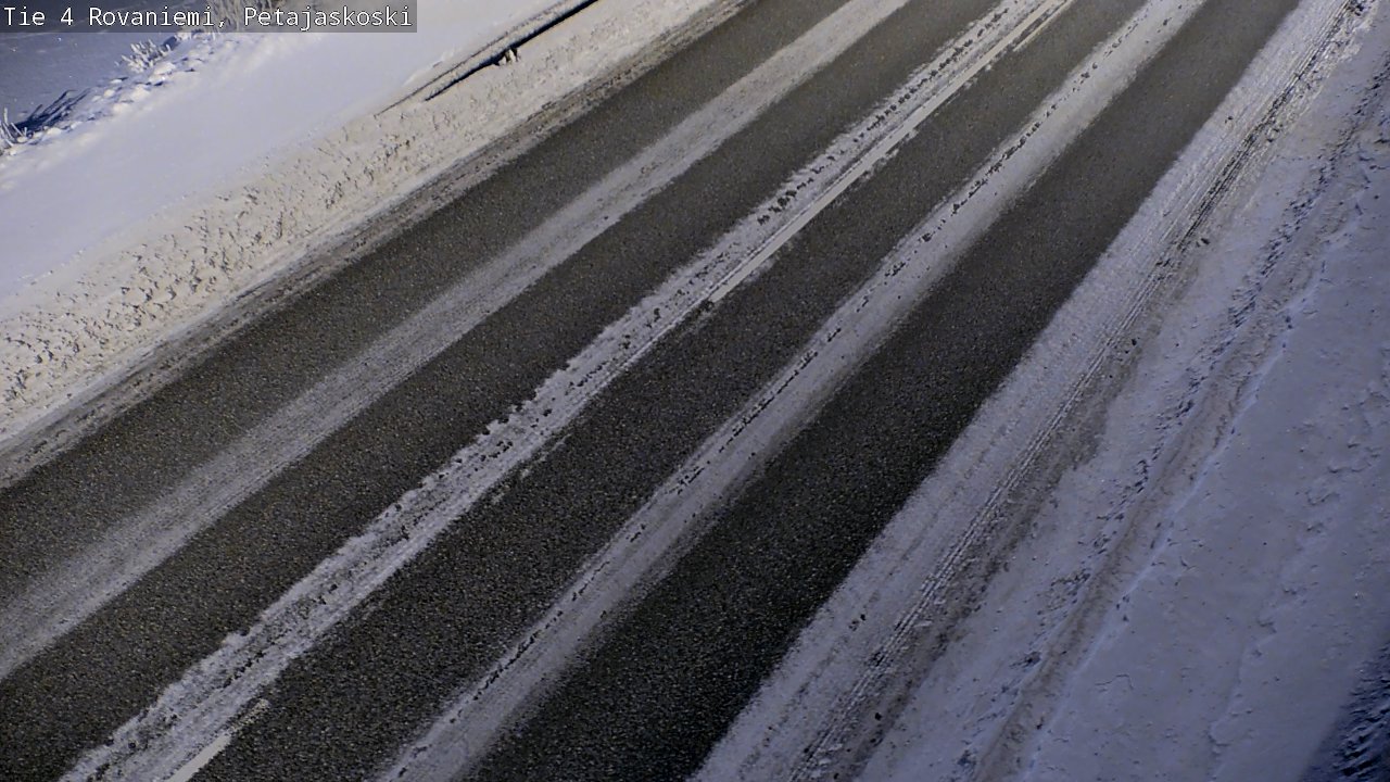 Weather Camera Image Road 4 Rovaniemi, Petäjäskoski, Rovaniemi, Lappi