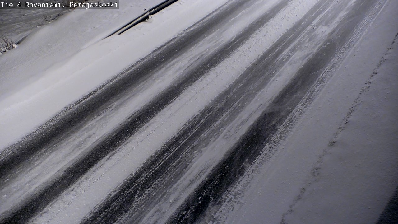 Weather Camera Image Väg 4 Rovaniemi, Petäjäskoski, Rovaniemi, Lappi