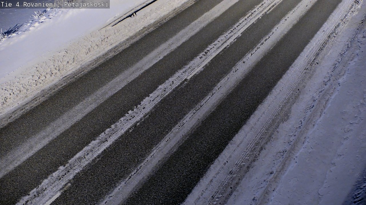 Weather Camera Image Road 4 Rovaniemi, Petäjäskoski, Rovaniemi, Lappi