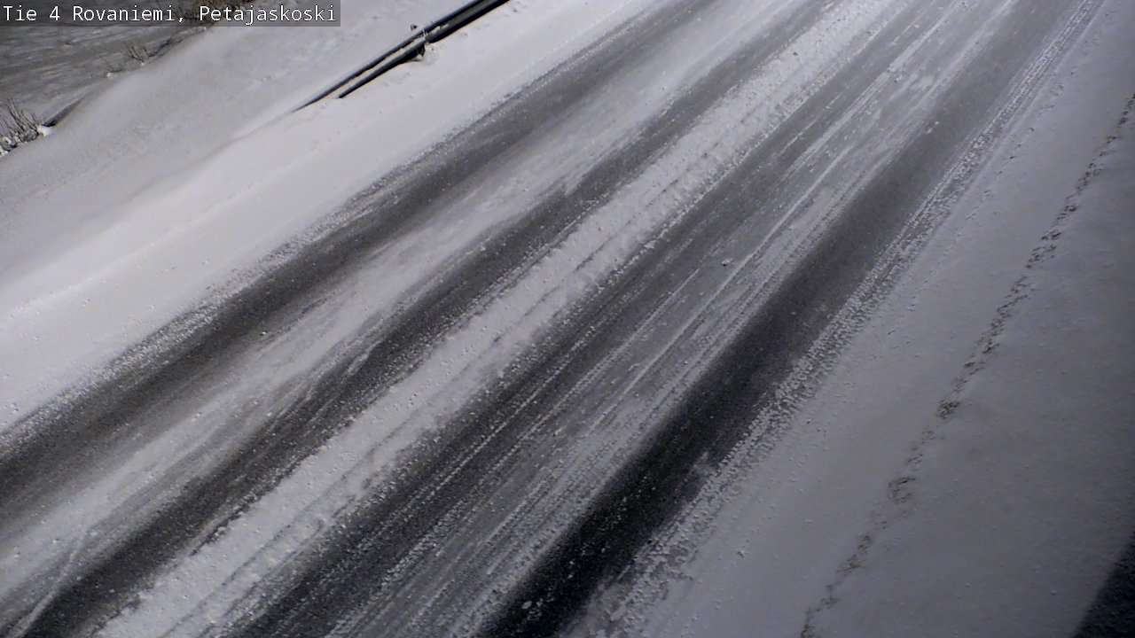 Weather Camera Image Väg 4 Rovaniemi, Petäjäskoski, Rovaniemi, Lappi