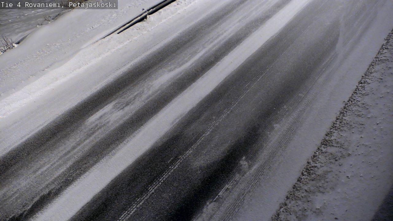 Weather Camera Image Väg 4 Rovaniemi, Petäjäskoski, Rovaniemi, Lappi