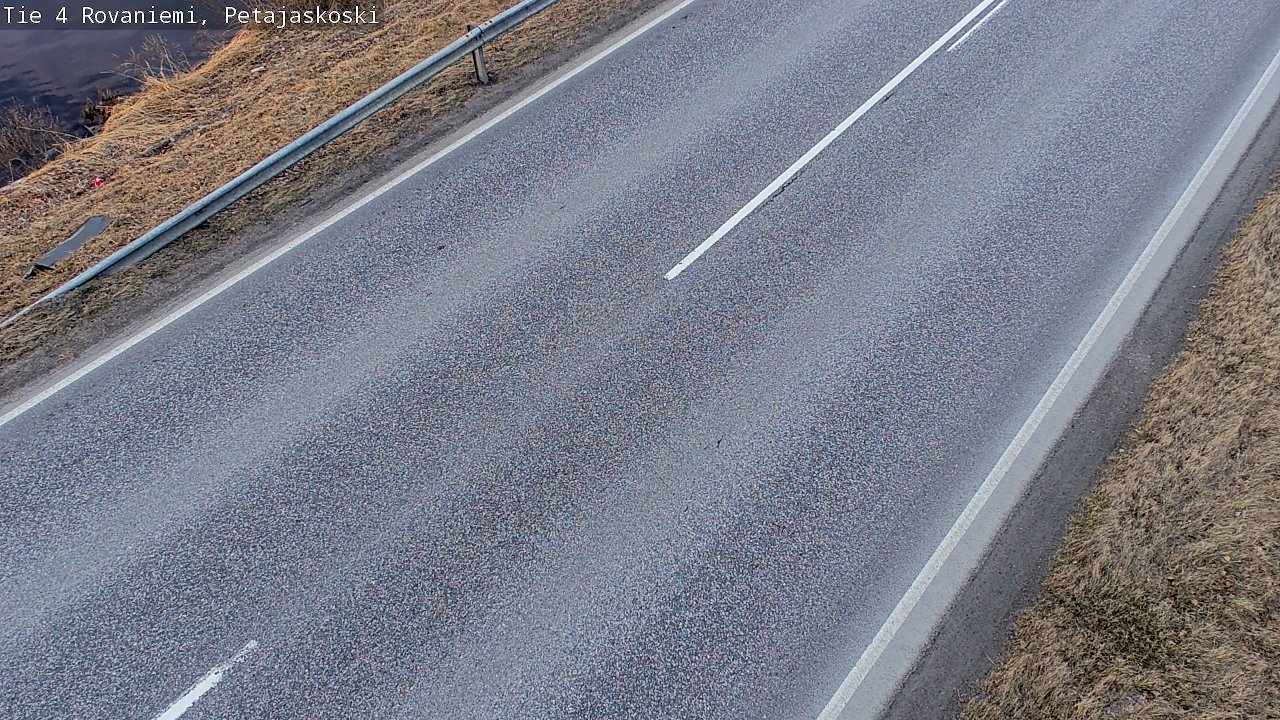 Weather Camera Image Väg 4 Rovaniemi, Petäjäskoski, Rovaniemi, Lappi