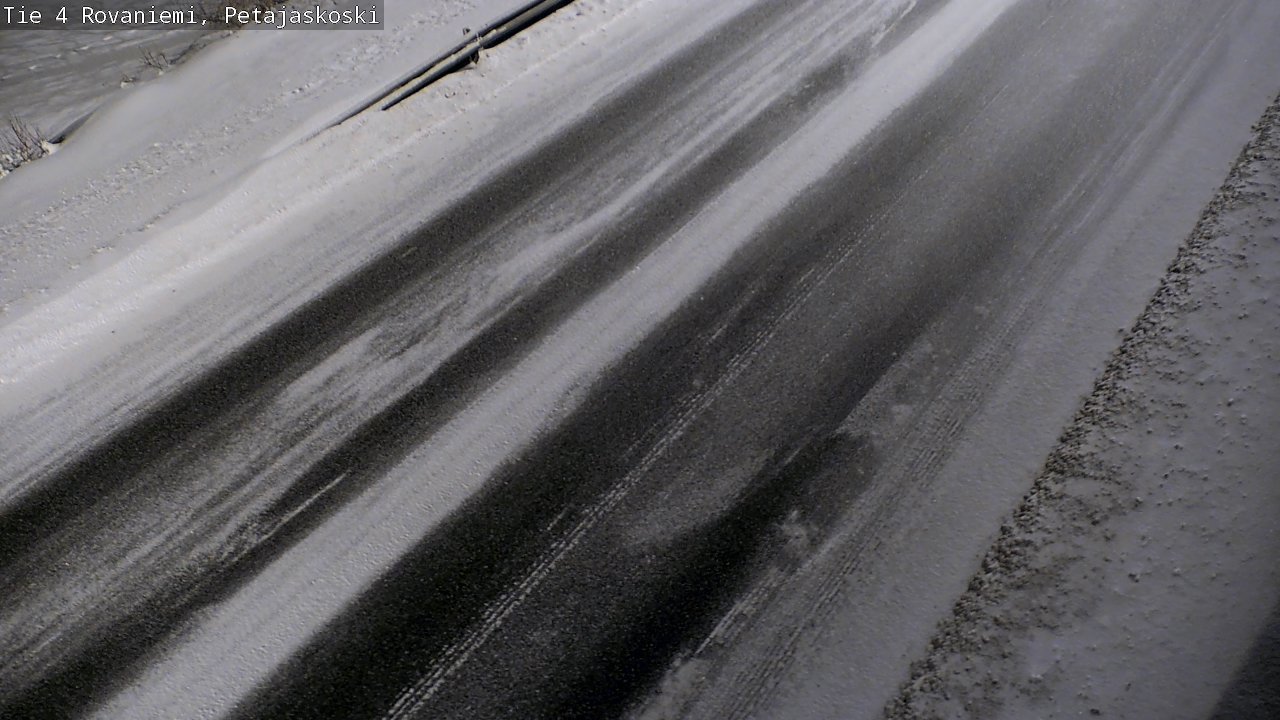 Weather Camera Image Väg 4 Rovaniemi, Petäjäskoski, Rovaniemi, Lappi
