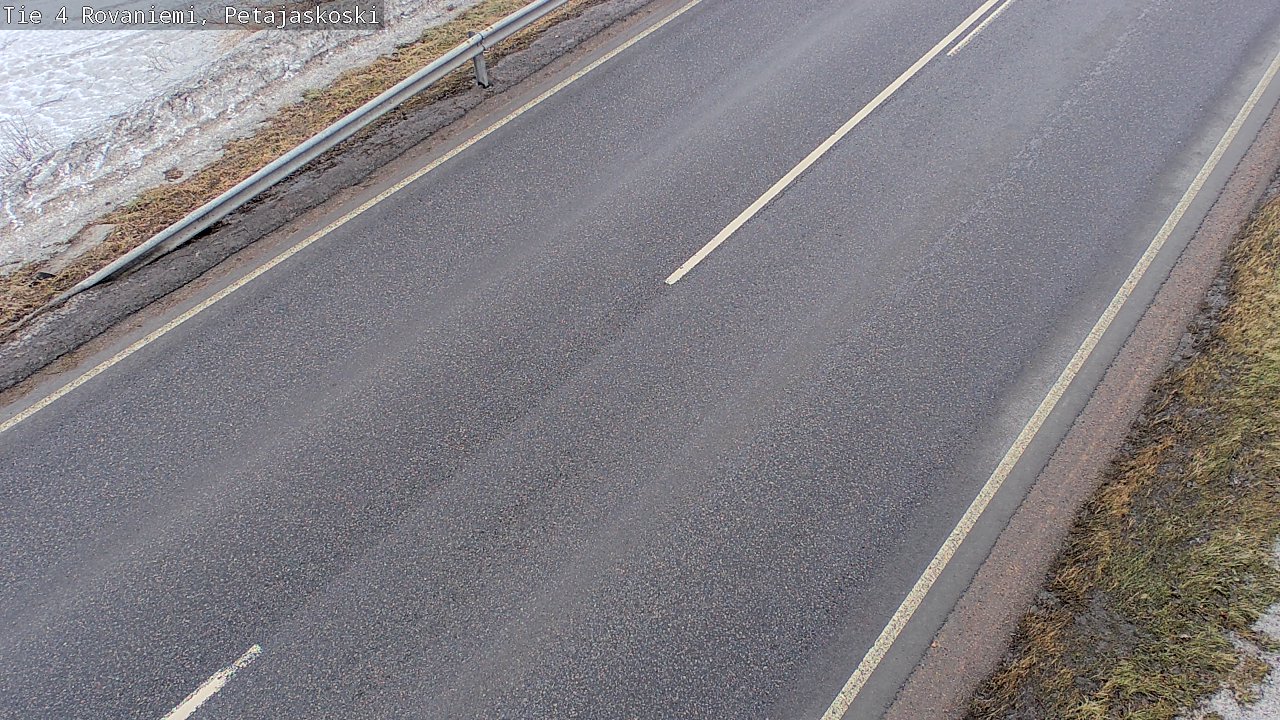 Weather Camera Image Väg 4 Rovaniemi, Petäjäskoski, Rovaniemi, Lappi
