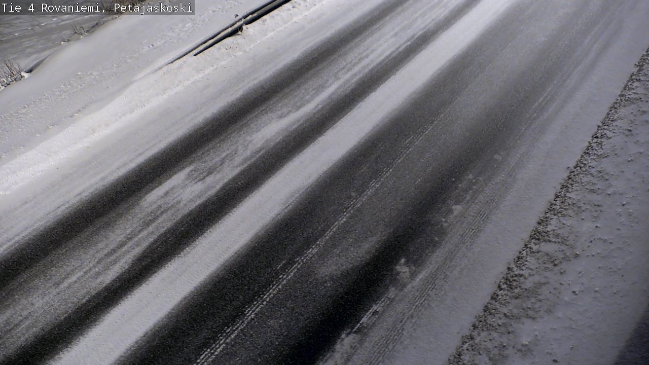 Weather Camera Image Väg 4 Rovaniemi, Petäjäskoski, Rovaniemi, Lappi
