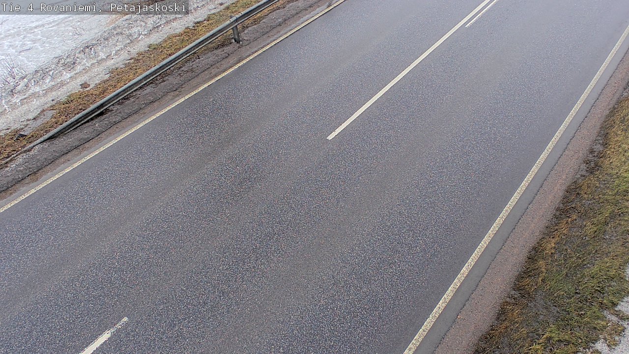 Weather Camera Image Road 4 Rovaniemi, Petäjäskoski, Rovaniemi, Lappi