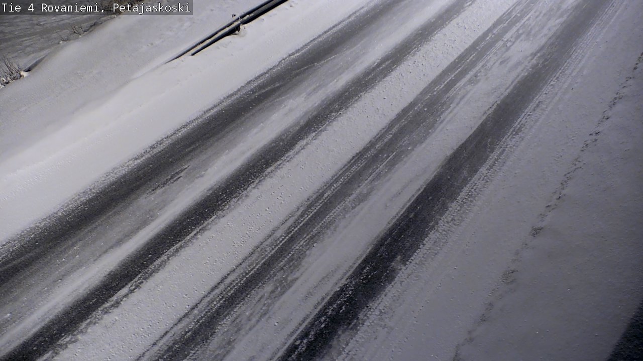 Weather Camera Image Väg 4 Rovaniemi, Petäjäskoski, Rovaniemi, Lappi