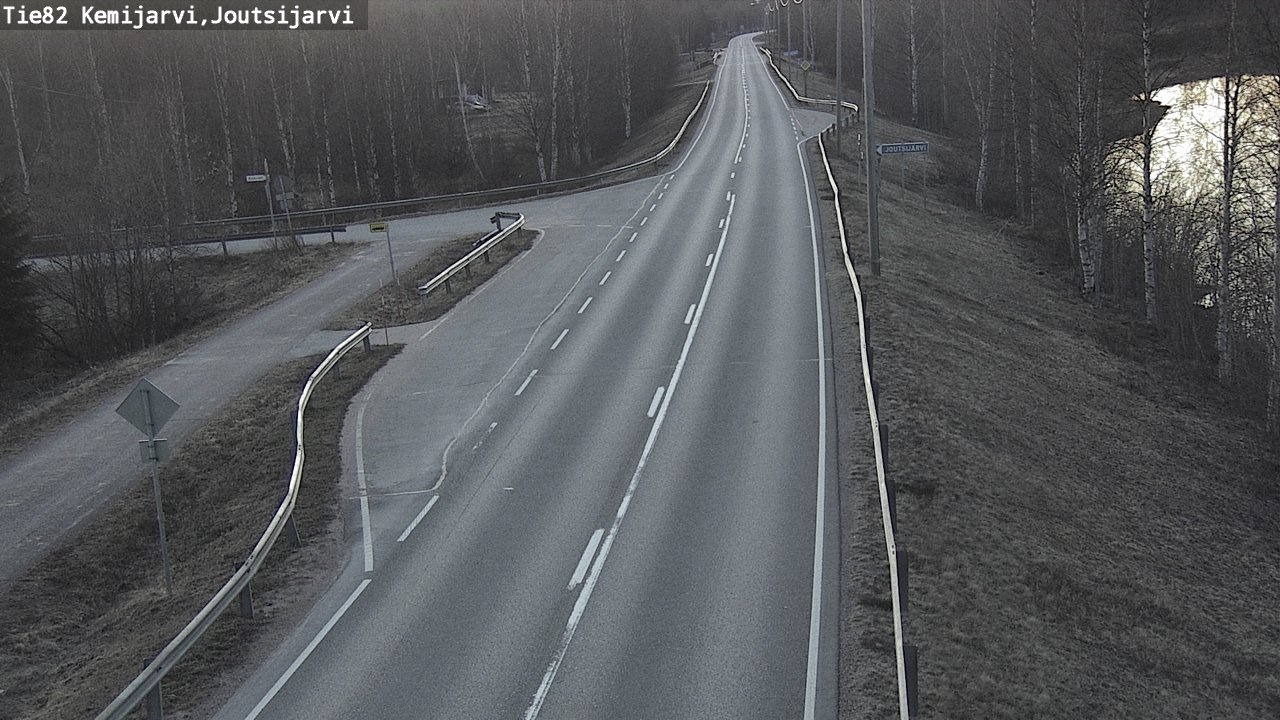 Kelikamerat Kuva Tie 82 Kemijärvi, Joutsijärvi, Kemijärvi, Lappi