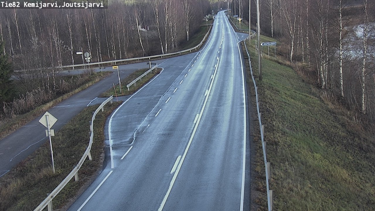 Kelikamerat Kuva Tie 82 Kemijärvi, Joutsijärvi, Kemijärvi, Lappi