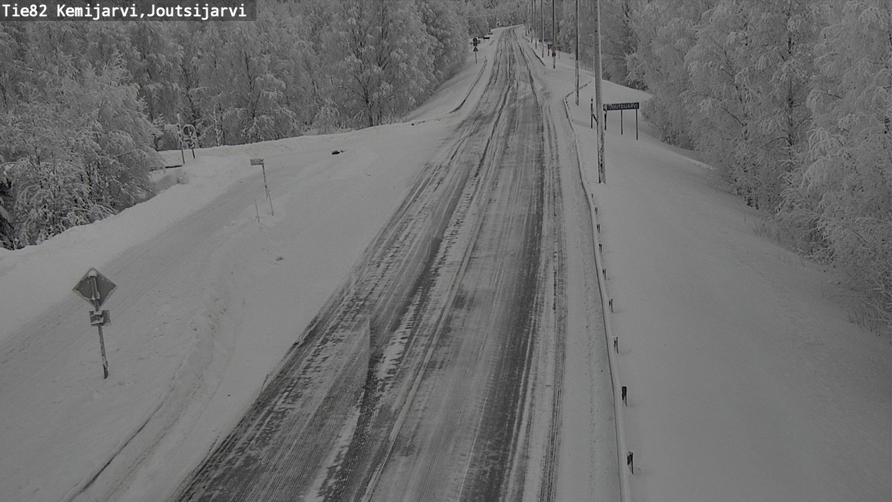 Kelikamerat Kuva Tie 82 Kemijärvi, Joutsijärvi, Kemijärvi, Lappi