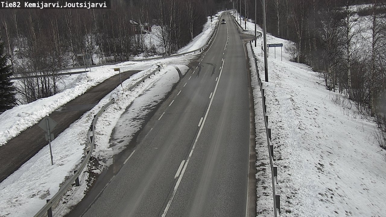 Kelikamerat Kuva Tie 82 Kemijärvi, Joutsijärvi, Kemijärvi, Lappi