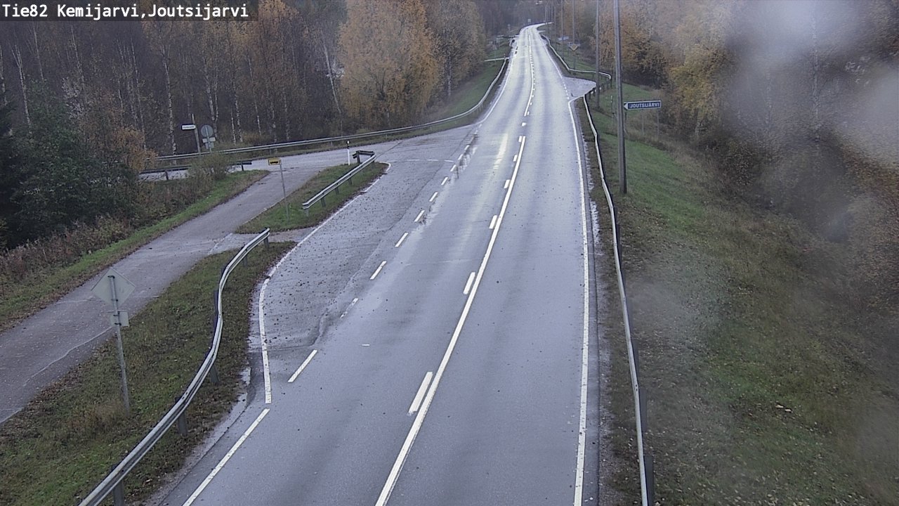 Weather Camera Image Väg 82 Kemijärvi, Joutsijärvi, Kemijärvi, Lappi