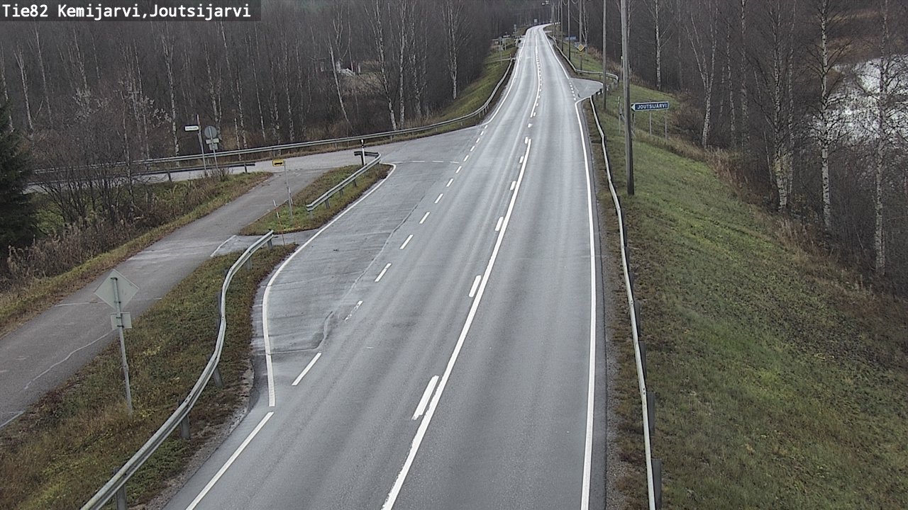 Kelikamerat Kuva Tie 82 Kemijärvi, Joutsijärvi, Kemijärvi, Lappi