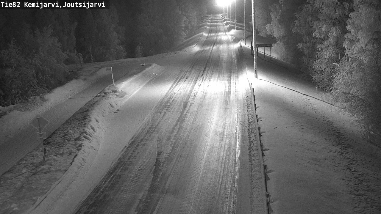 Kelikamerat Kuva Tie 82 Kemijärvi, Joutsijärvi, Kemijärvi, Lappi