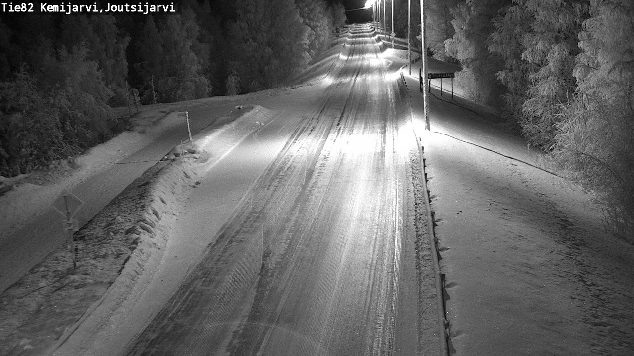 Kelikamerat Kuva Tie 82 Kemijärvi, Joutsijärvi, Kemijärvi, Lappi