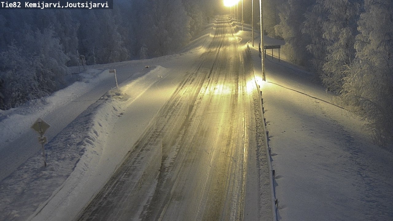 Kelikamerat Kuva Tie 82 Kemijärvi, Joutsijärvi, Kemijärvi, Lappi