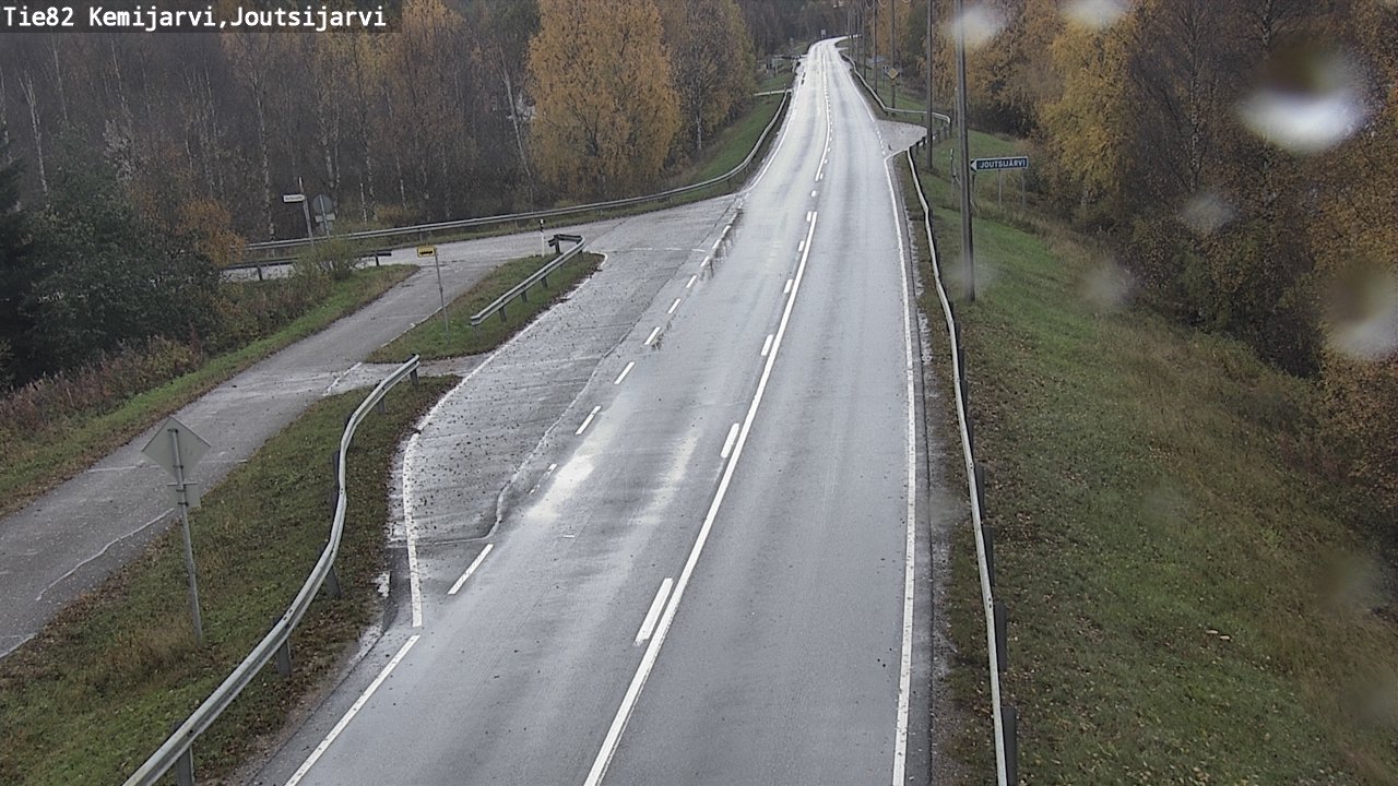 Weather Camera Image Road 82 Kemijärvi, Joutsijärvi, Kemijärvi, Lappi