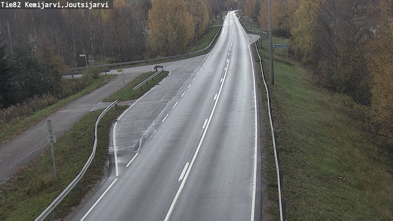 Kelikamerat Kuva Tie 82 Kemijärvi, Joutsijärvi, Kemijärvi, Lappi