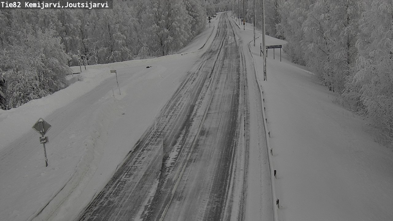 Kelikamerat Kuva Tie 82 Kemijärvi, Joutsijärvi, Kemijärvi, Lappi