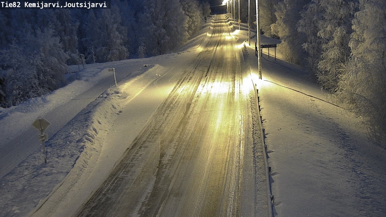 Kelikamerat Kuva Tie 82 Kemijärvi, Joutsijärvi, Kemijärvi, Lappi