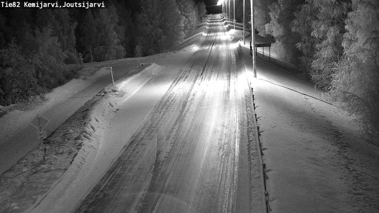 Kelikamerat Kuva Tie 82 Kemijärvi, Joutsijärvi, Kemijärvi, Lappi