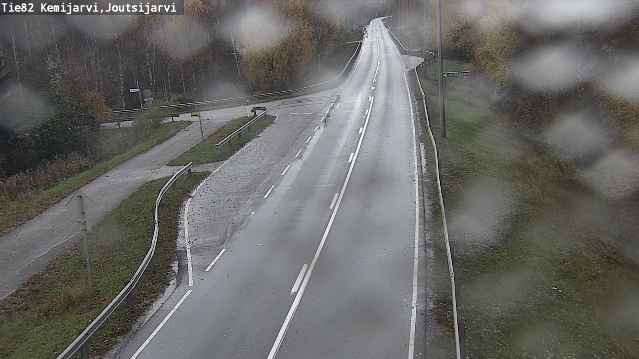 Weather Camera Image Road 82 Kemijärvi, Joutsijärvi, Kemijärvi, Lappi