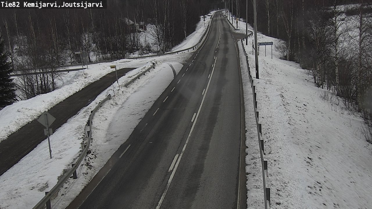 Kelikamerat Kuva Tie 82 Kemijärvi, Joutsijärvi, Kemijärvi, Lappi