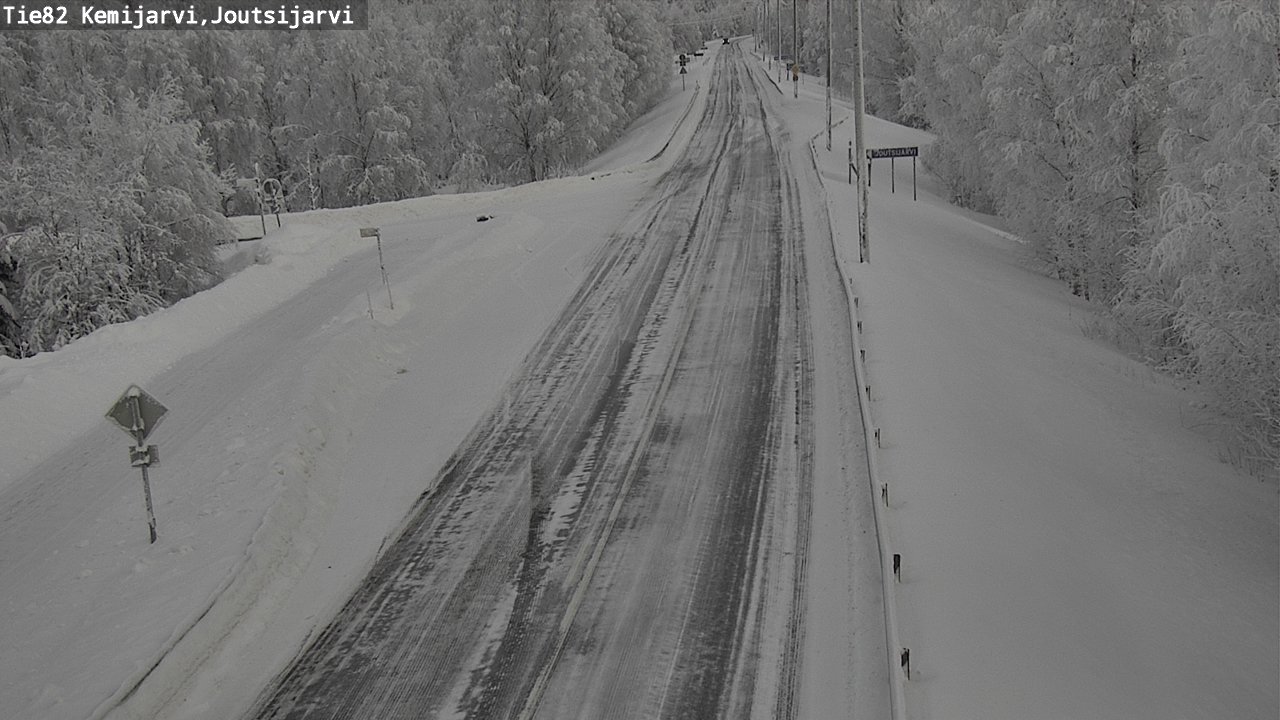 Kelikamerat Kuva Tie 82 Kemijärvi, Joutsijärvi, Kemijärvi, Lappi