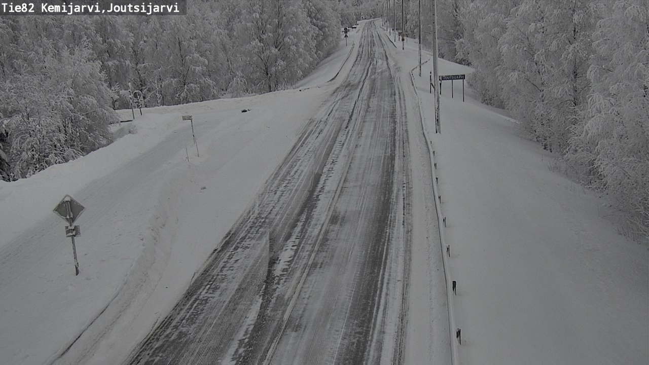 Kelikamerat Kuva Tie 82 Kemijärvi, Joutsijärvi, Kemijärvi, Lappi