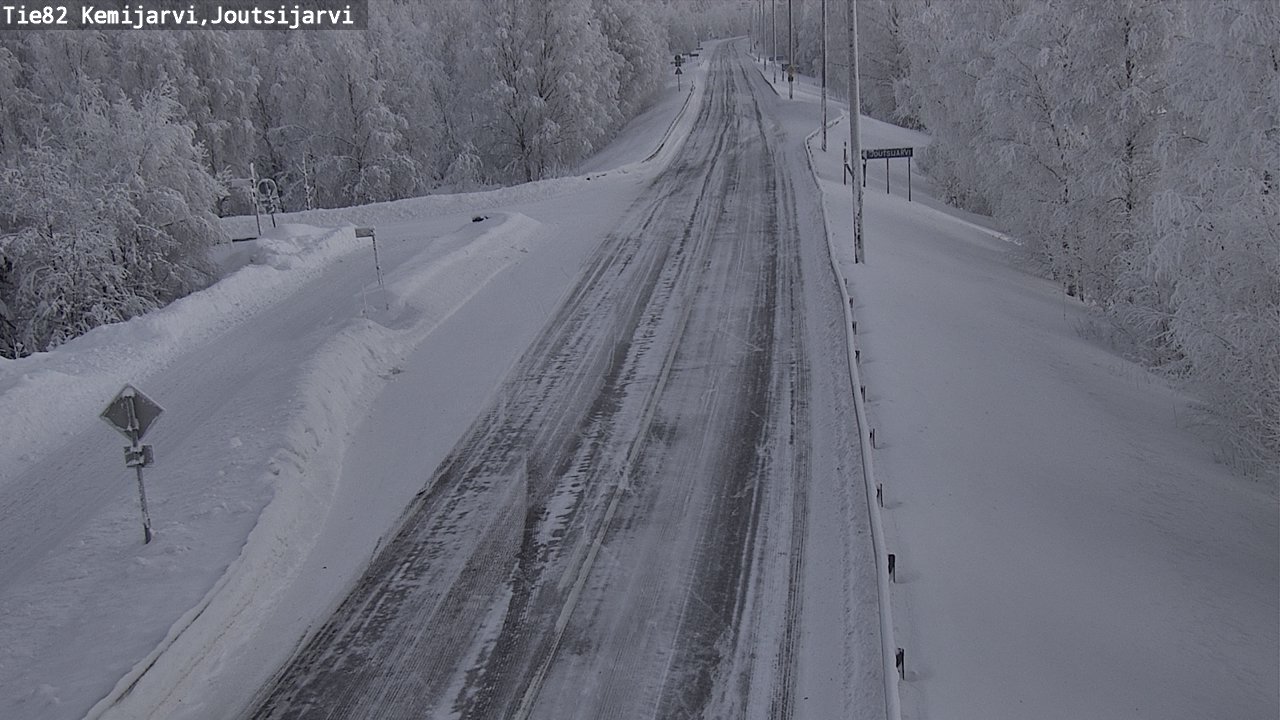 Kelikamerat Kuva Tie 82 Kemijärvi, Joutsijärvi, Kemijärvi, Lappi