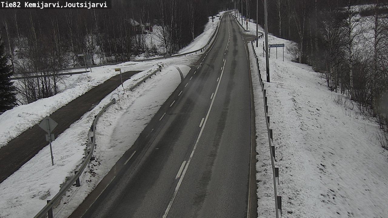 Kelikamerat Kuva Tie 82 Kemijärvi, Joutsijärvi, Kemijärvi, Lappi