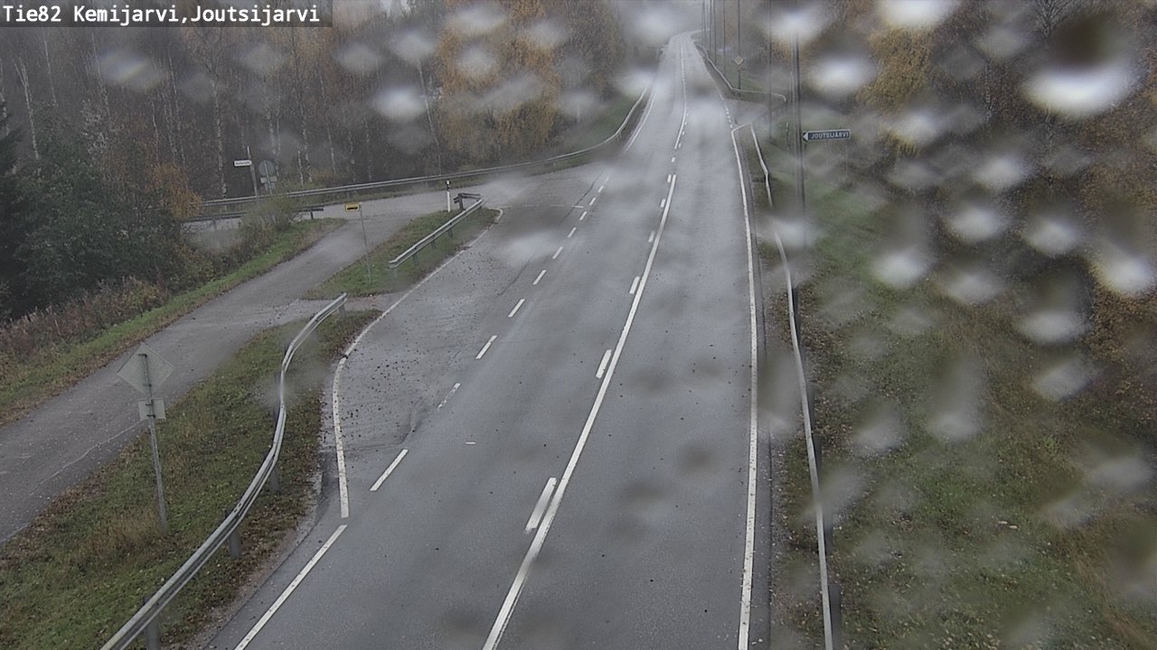 Weather Camera Image Road 82 Kemijärvi, Joutsijärvi, Kemijärvi, Lappi