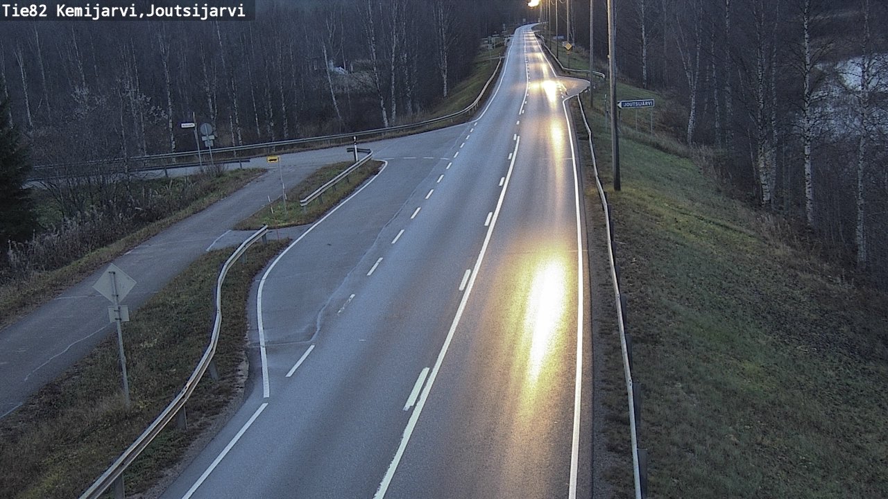 Kelikamerat Kuva Tie 82 Kemijärvi, Joutsijärvi, Kemijärvi, Lappi