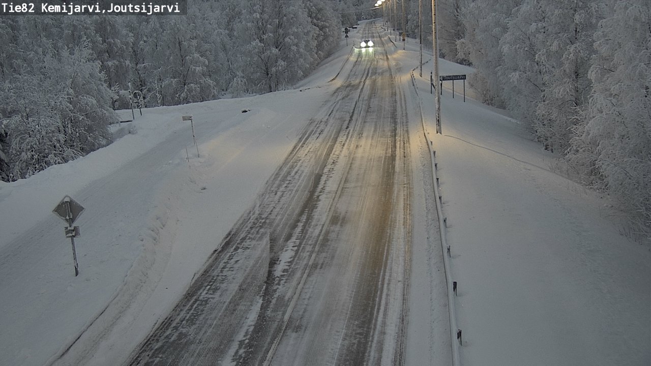 Kelikamerat Kuva Tie 82 Kemijärvi, Joutsijärvi, Kemijärvi, Lappi
