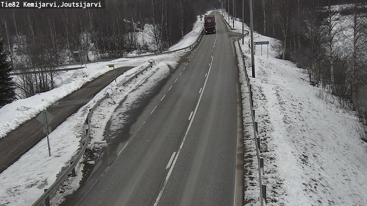Kelikamerat Kuva Tie 82 Kemijärvi, Joutsijärvi, Kemijärvi, Lappi
