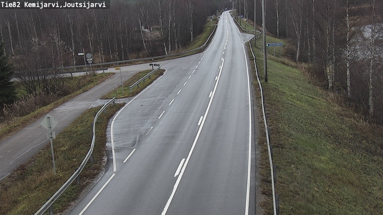 Kelikamerat Kuva Tie 82 Kemijärvi, Joutsijärvi, Kemijärvi, Lappi