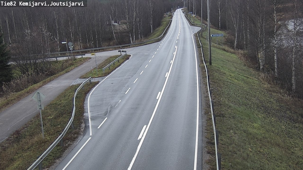 Kelikamerat Kuva Tie 82 Kemijärvi, Joutsijärvi, Kemijärvi, Lappi