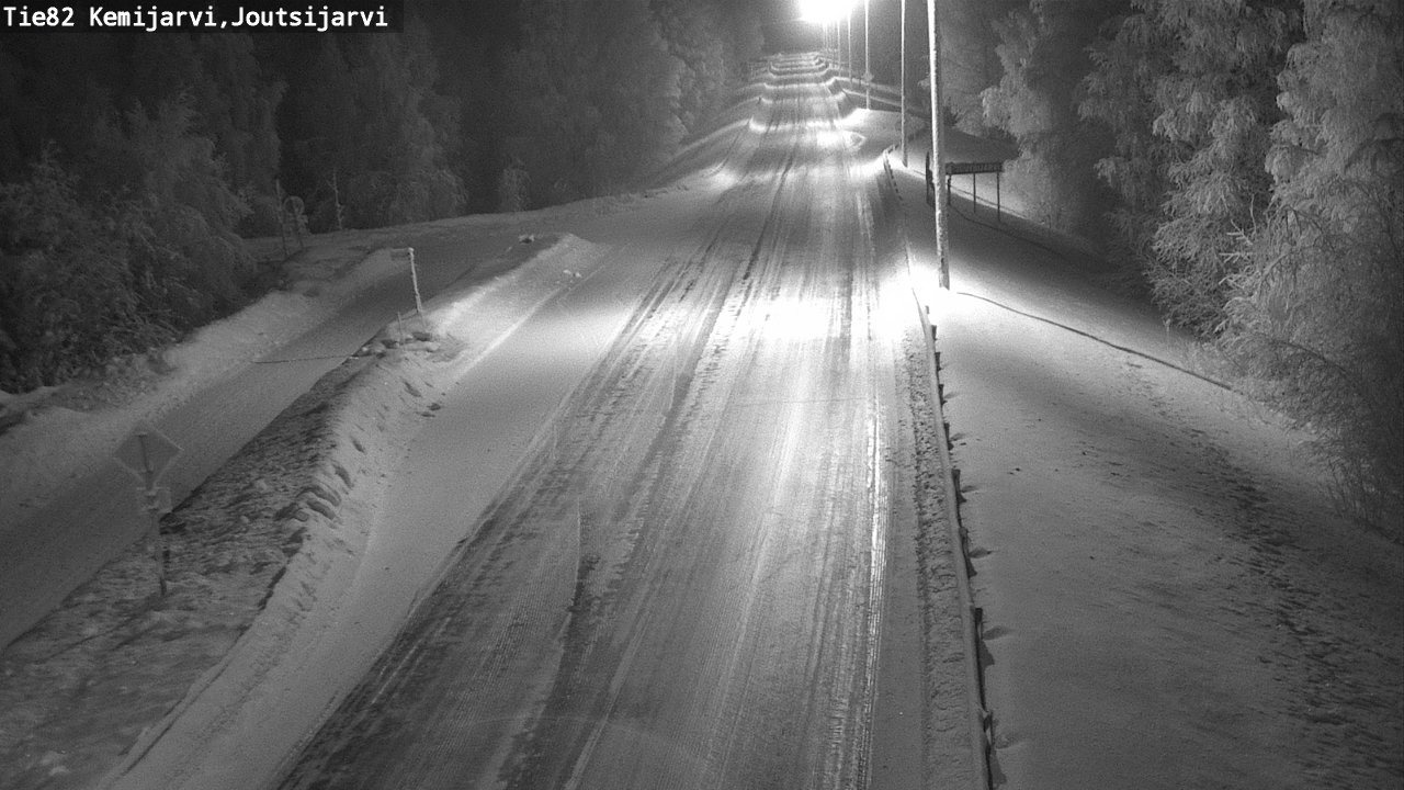 Kelikamerat Kuva Tie 82 Kemijärvi, Joutsijärvi, Kemijärvi, Lappi