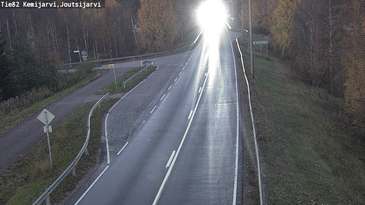 Kelikamerat Kuva Tie 82 Kemijärvi, Joutsijärvi, Kemijärvi, Lappi