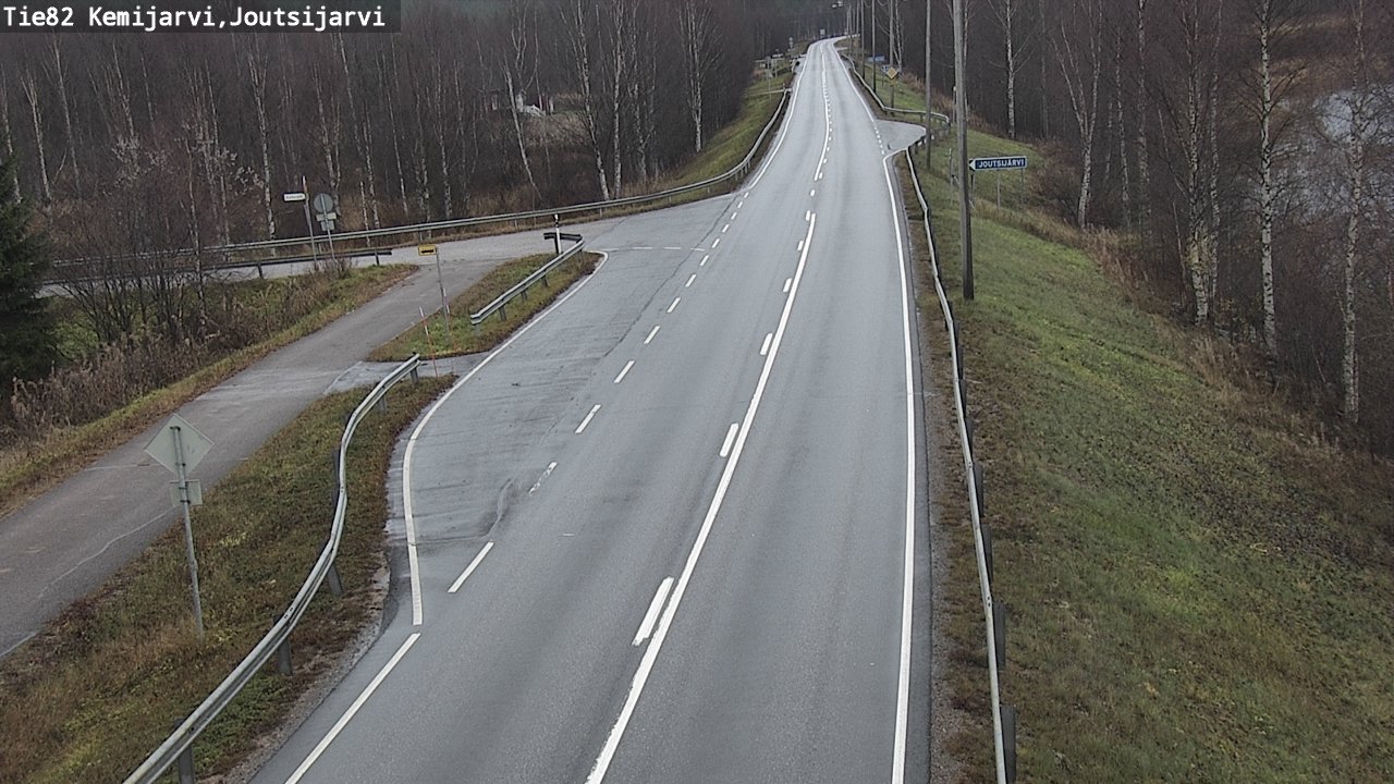 Kelikamerat Kuva Tie 82 Kemijärvi, Joutsijärvi, Kemijärvi, Lappi